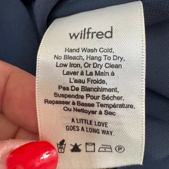 Aritzia Wilfred Aubagne Black Blue Green Cutout Long Sleeve Midi Dress size 4 - Picture 7 of 14